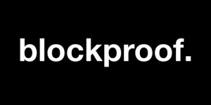 Logo of blockproof. Agency