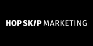 Homepage of Hop Skip Marketing